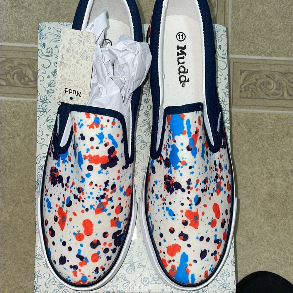 Mudd Splatter Paint Slip-On Sneakers